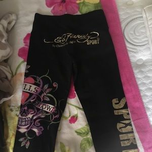 Ed Hardy tights/leggings
